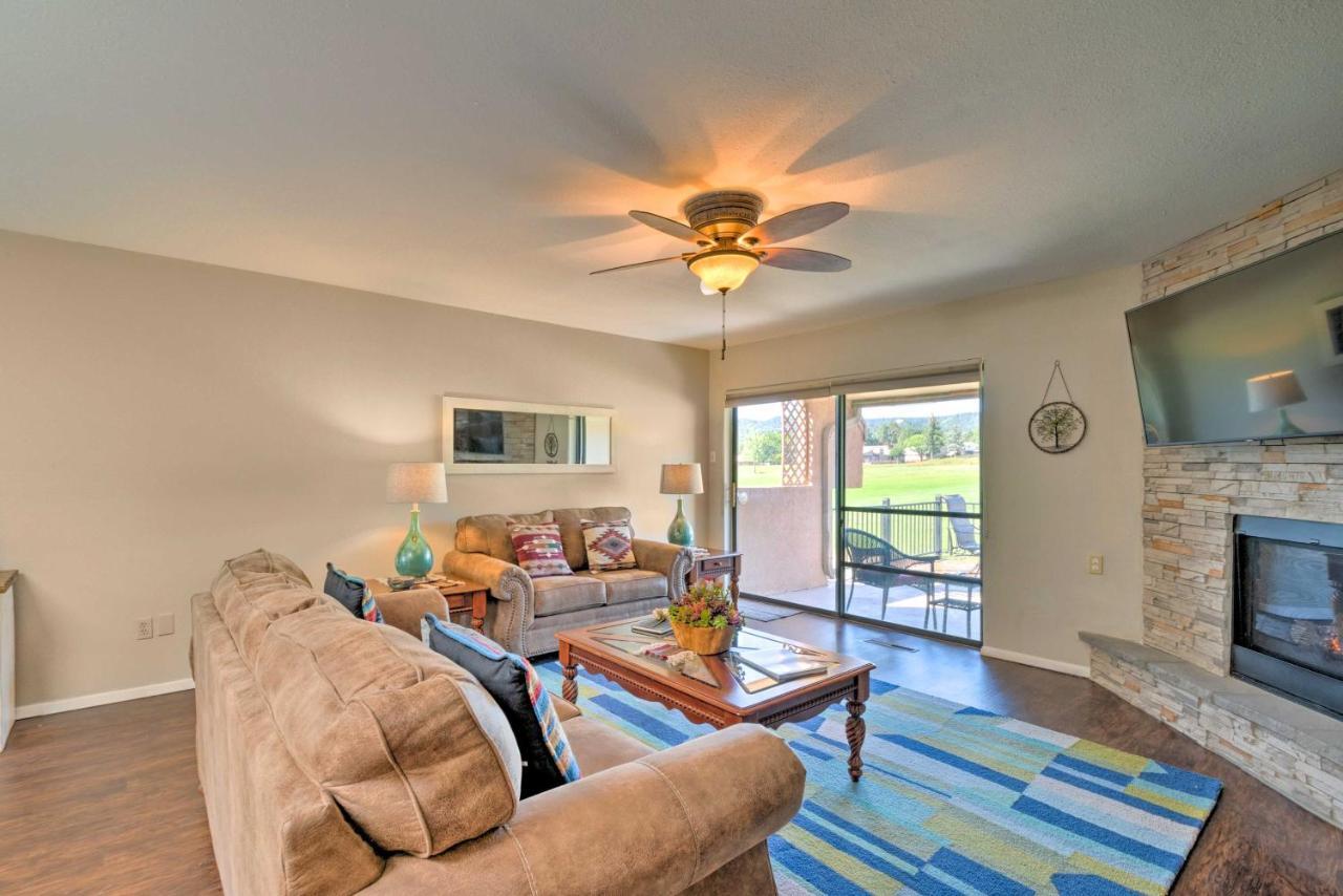 Bright Ruidoso Condo With Deck And Golf Course Views! 외부 사진