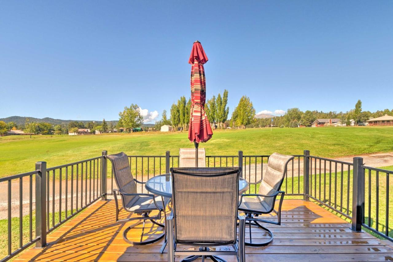 Bright Ruidoso Condo With Deck And Golf Course Views! 외부 사진