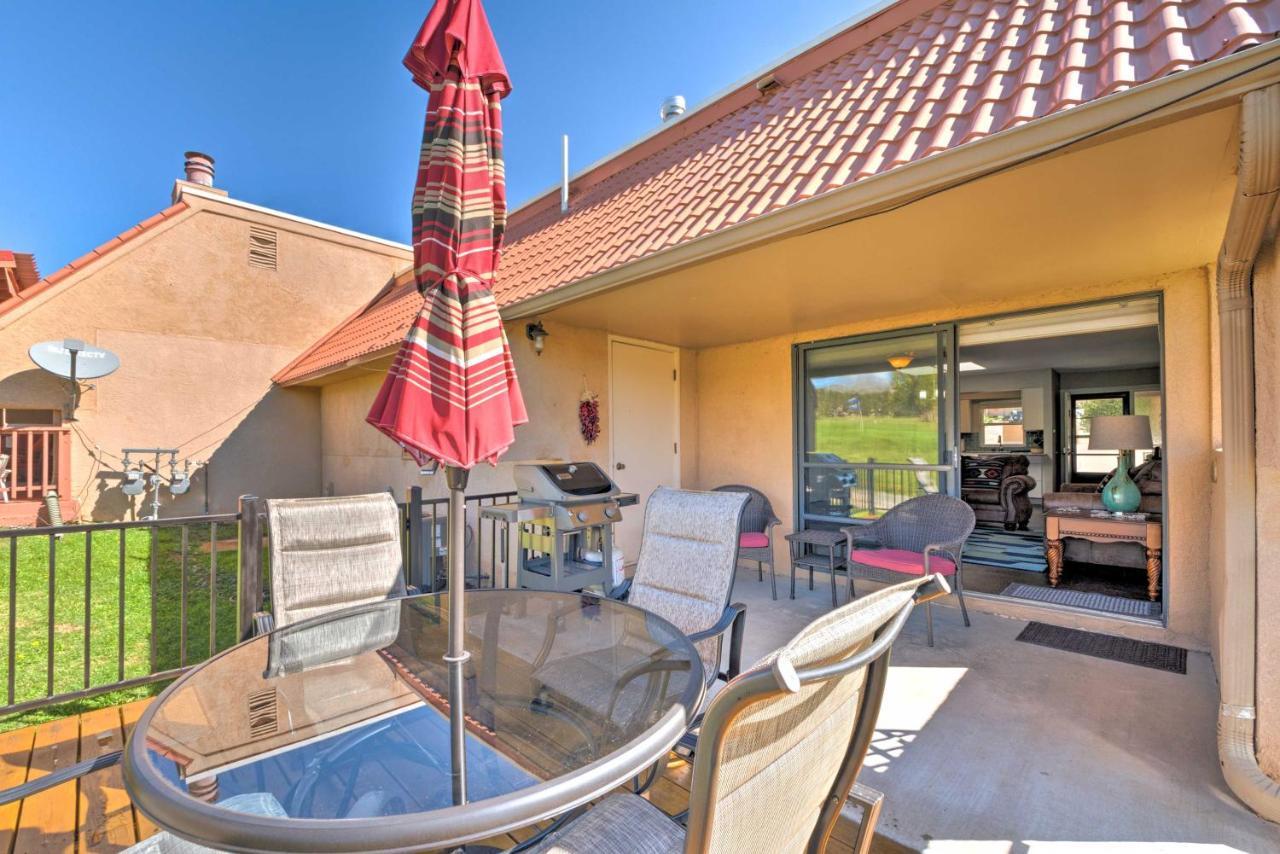 Bright Ruidoso Condo With Deck And Golf Course Views! 외부 사진